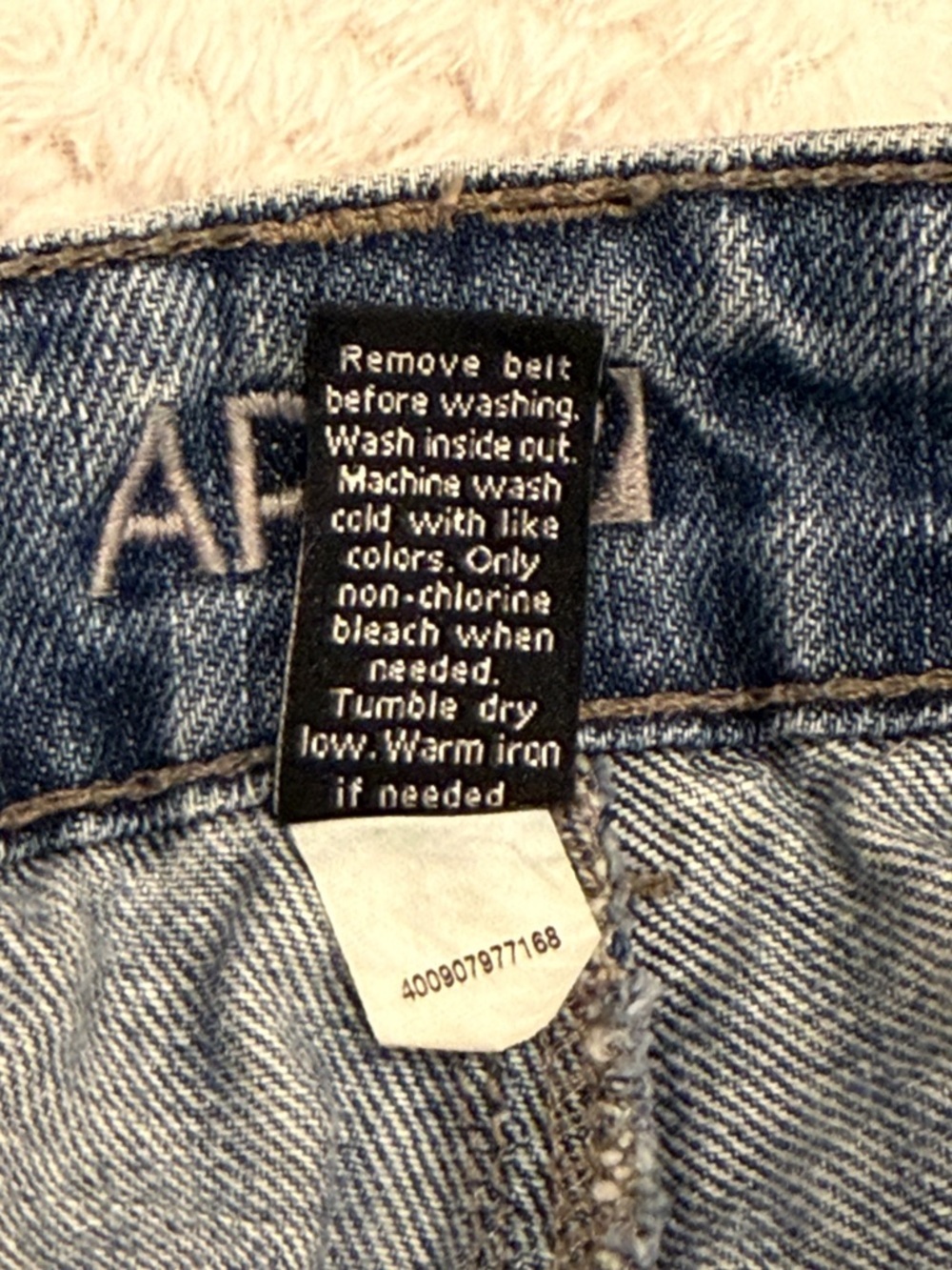 Apt. 9 Womens Light Blue Distressed Rolled Hem Denim Shorts Size 16 - Picture 6 of 6